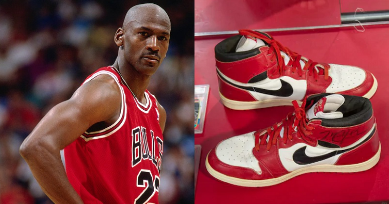 Michael Jordan's Famous Sneakers Auctioned
