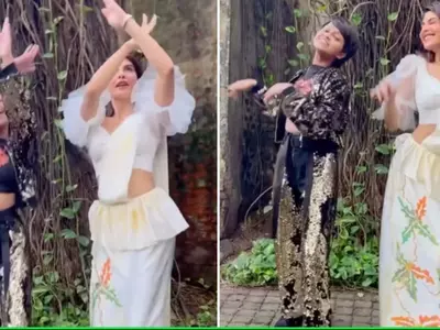 Sri Lankan Beauty Jacqueline Fernandez Dance With Manike Mage Hithe Fame Yohani In This Viral Video