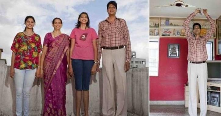 india tallest family