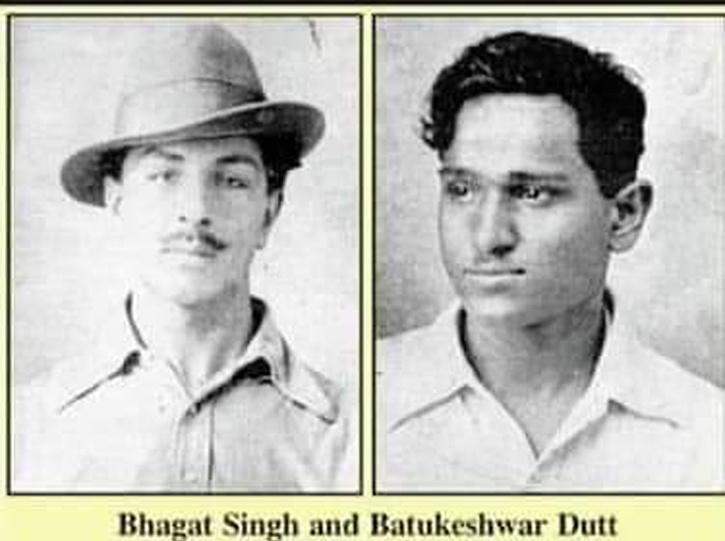 batukeshwar dutt and bhagat singh