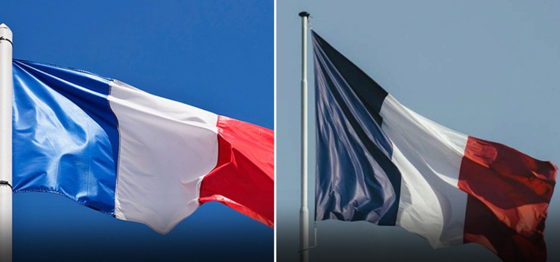 France Has Changed Its Flag Colour To Darker Navy Blue