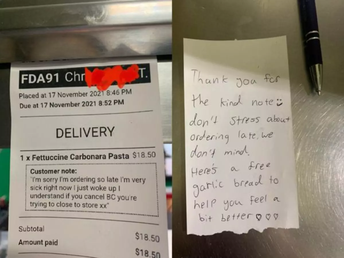 restaurant-sends-free-garlic-bread-to-sick-customer-61a315ad0556e Indiatimes