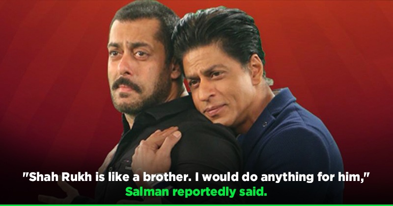 12 Times Salman Khan And Shah Rukh Khan Proved 'Ye Bandhan Abhi Bhi ...