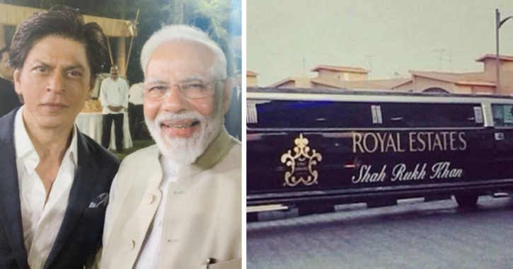 Narendra Modi, Shah Rukh Khan, Limousine, 