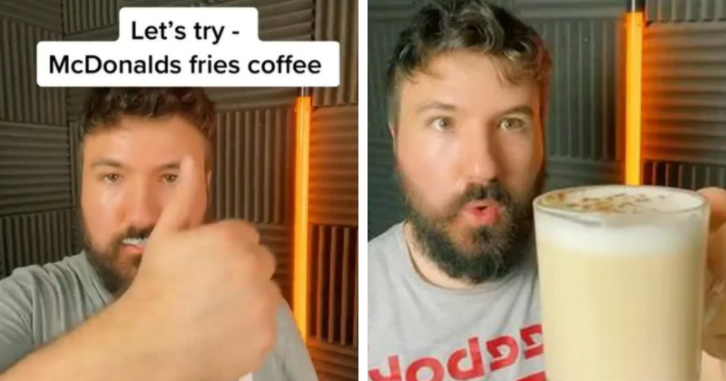 Man Creates Coffee-like Beverage Using Fries