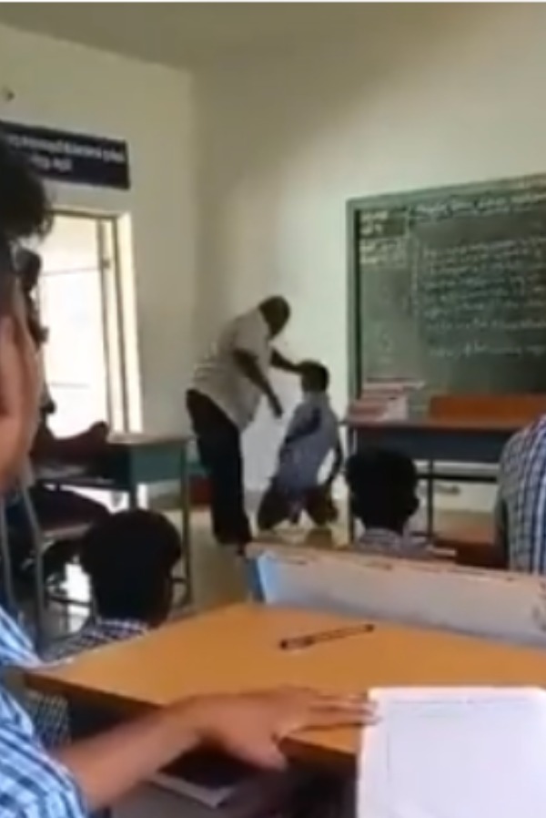 Tamil Nadu Teacher Beats Student For Skipping Class
