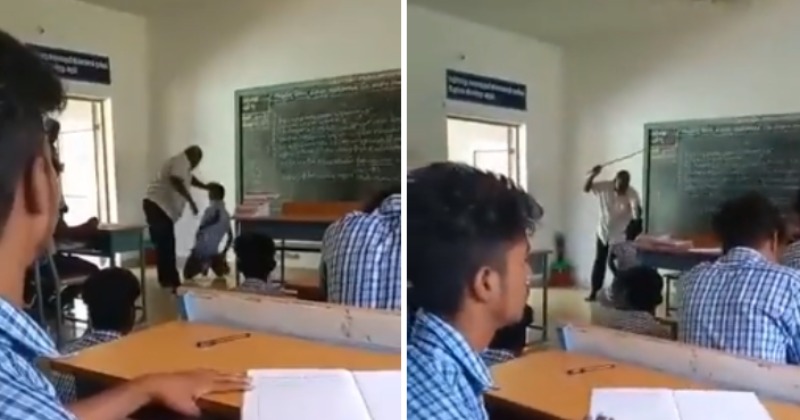 Tamil Nadu Teacher Beats Student For Skipping Class