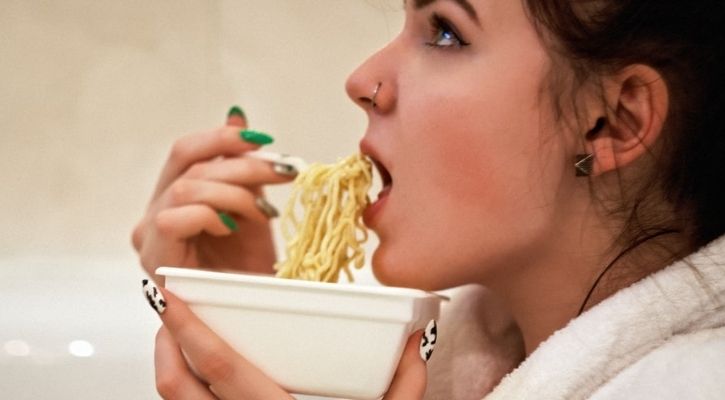 overeating noodles