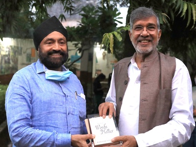 Sukhpal Singh Ahluwalia & Kailash Satyarthi