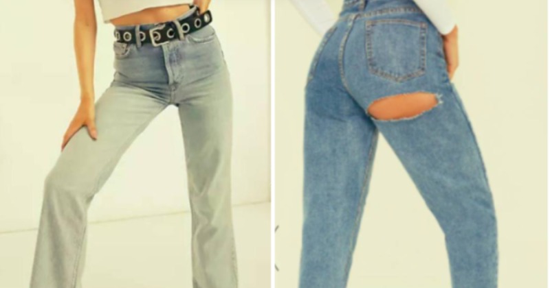Hazardous' bum rip trousers are causing confusion and outrage