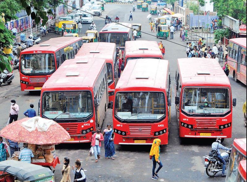 Not Vaccinated You Won T Be Allowed To Use Public Transport Other   Bus Ahmedabad 6149b04510c61.JPG