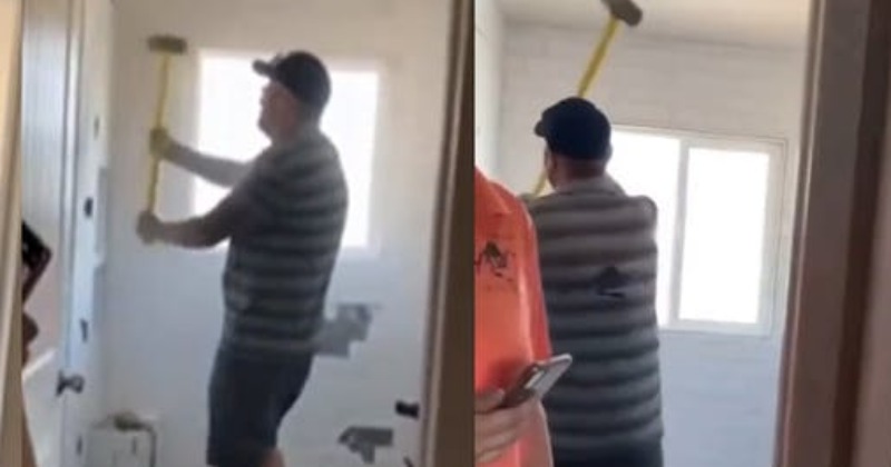 Contractor Destroys Bathroom He Renovated After Not Getting Payment