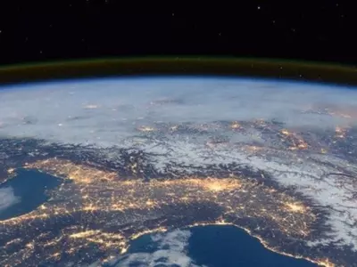 earth atmosphere from space