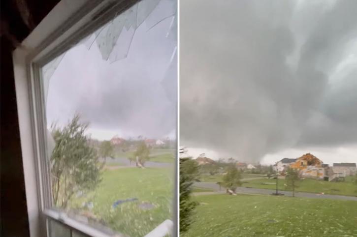 Man Captures Moment Tornado Devastated His Home