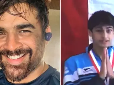 After making his father R Madhavan proud by winning a silver medal for India one day ago, his son Vedaant Madhavan has now won a gold medal in 800m swimming. 
