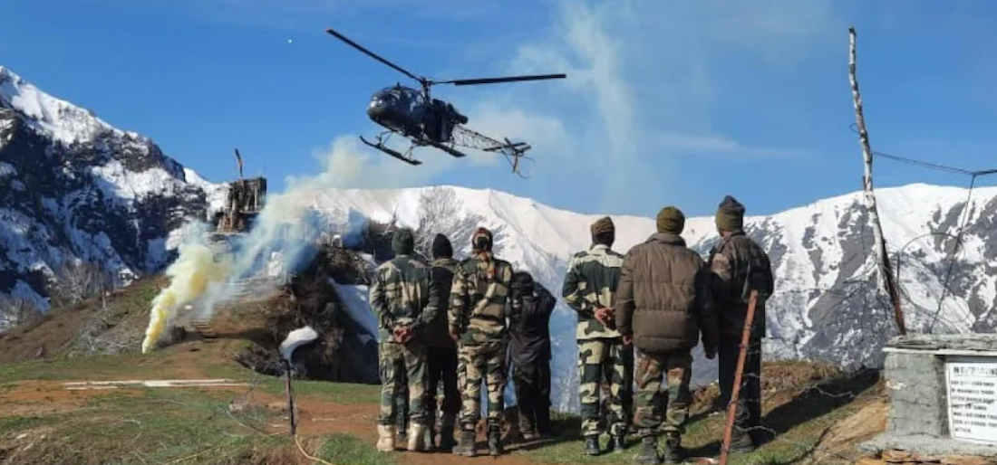 LOC jawab airlifted for marriage BSF