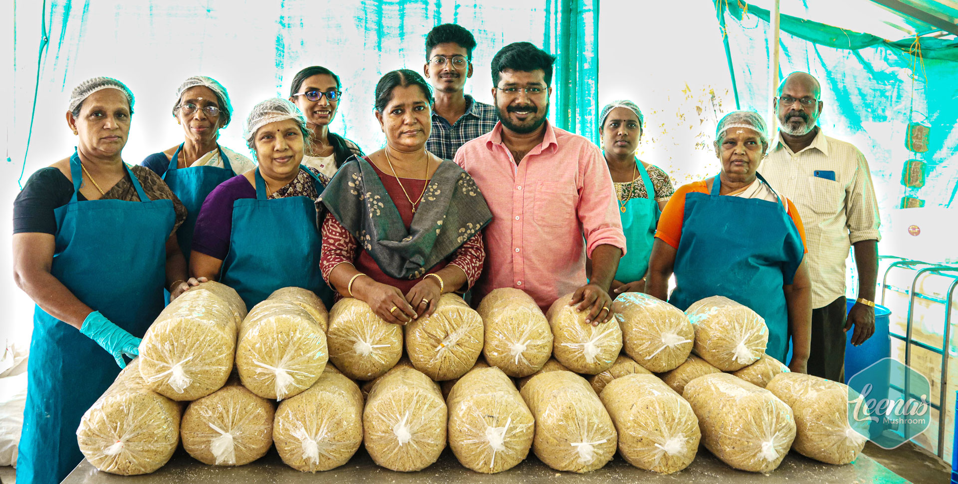mother son duo mushroom farming 