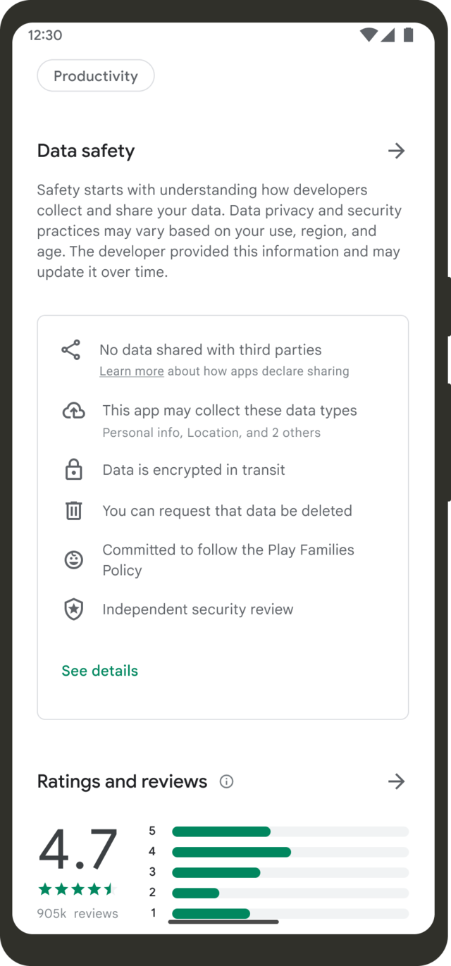 Play Store to have better privacy and security in 2022