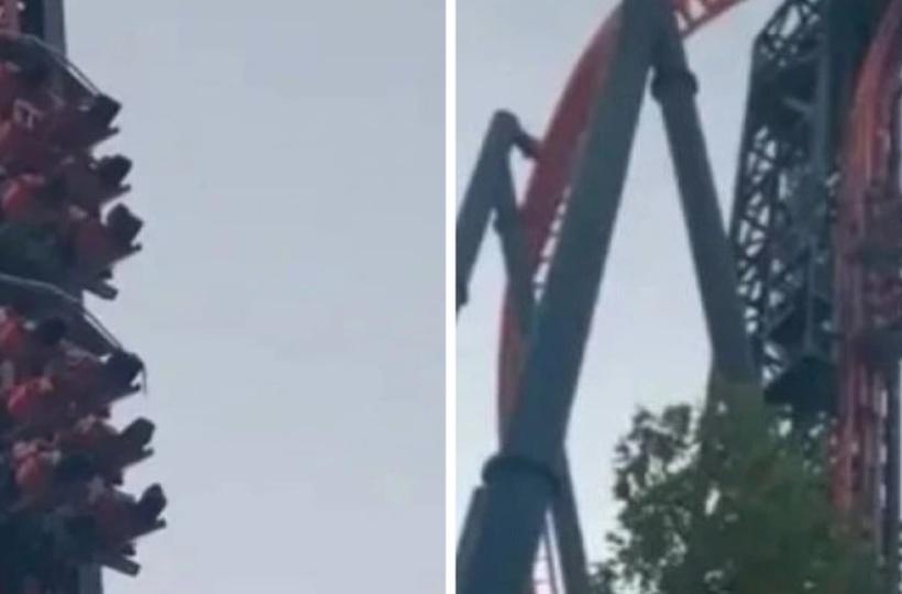 Rollercoaster In US Gets Stuck, Riders Left Hanging Upside Down For Nearly  45 Minutes