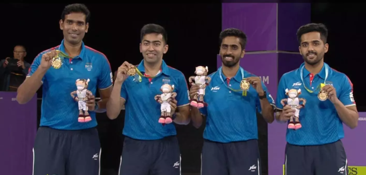 CWG 2022 India Gold in Table Tennis