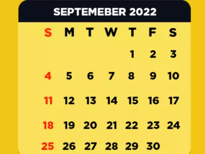 Bank holiday september 2022