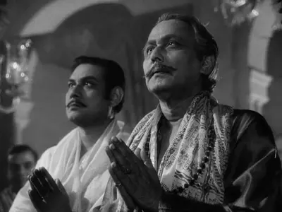 A still from Satyajit Ray's controversial movie Devi starring Sharmila Tagore.