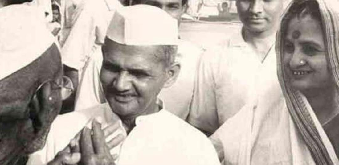 Lal Bahadur Shastri with wife Lalita Shastri