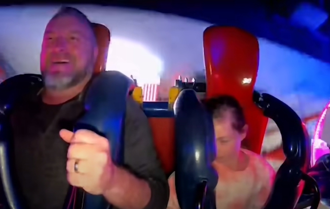 Kid Passes Out Multiple Times During Rollercoaster Ride