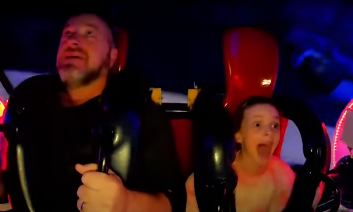 Kid Passes Out Multiple Times During Rollercoaster Ride