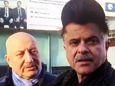 ‘We Are Here As Fans’: Anil Kapoor-Anupam Kher Pay Courteous Visit To Rishabh Pant In Hospital