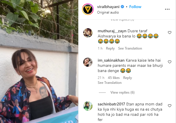 “Maar Maar Kar...” Internet Reacts To Salman Khan’s Crazy Fan Getting His Tattoo On Her Chest