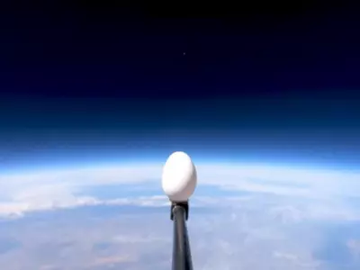 NASA Engineer Turned YouTuber Dropped An Egg From Space And It Survived