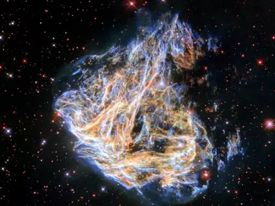 Breathtaking Fireworks Caused By The Death Of A Star Captured By Hubble