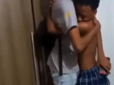 Little Boy's Wholesome Reaction To His Brother Buying Him Sneakers With His First Paycheck Wins Hearts