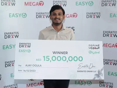 Indian Man Working As Driver In Dubai Hits Jackpot With Rs 33 Crore Emirates Draw