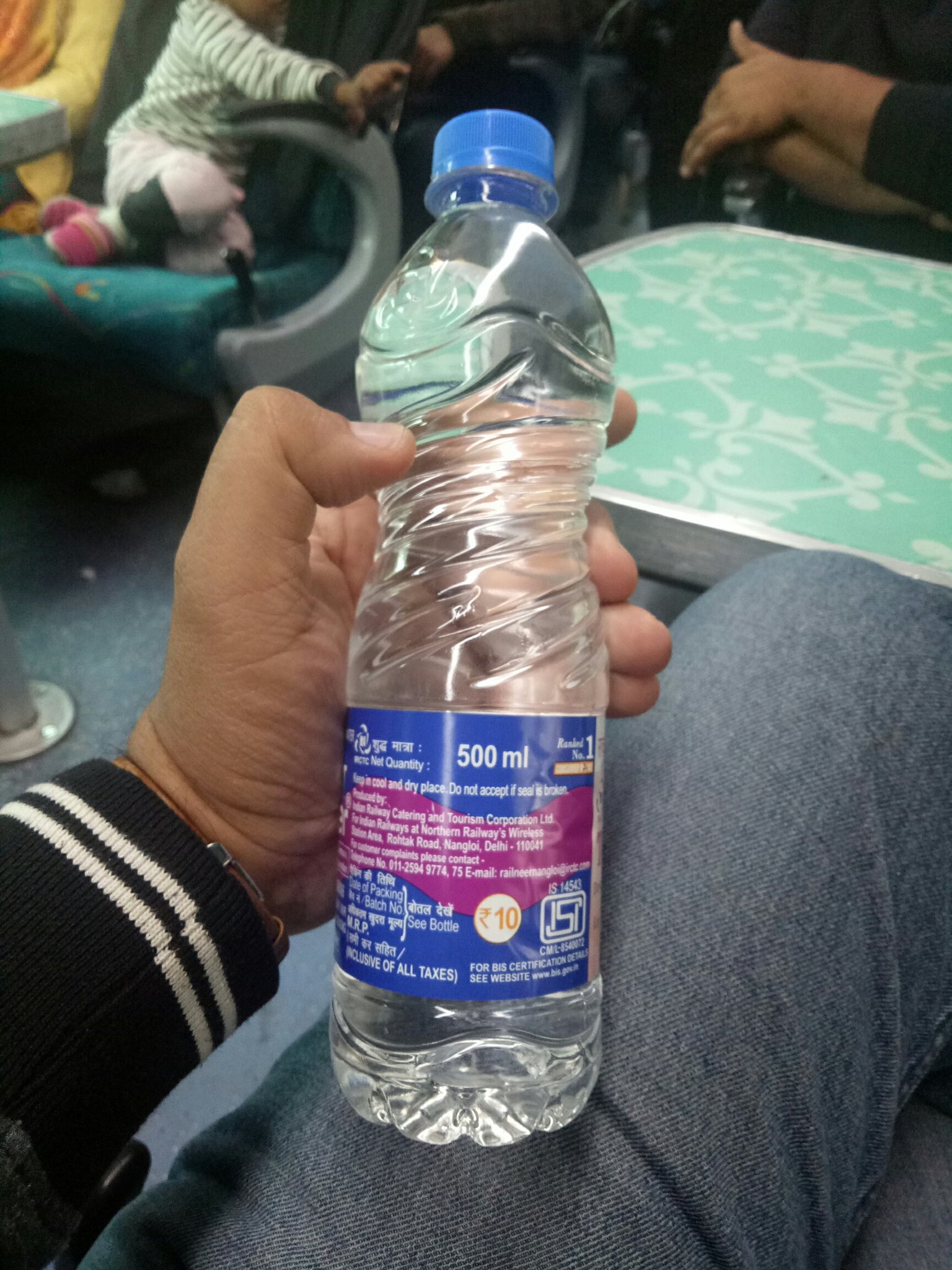IRCTC contractor fined Rs 1 lakh by Railways for charging Rs 5 extra on water  bottle - India Today