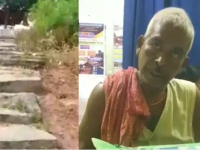 Bihar Man Carves 400 Stairs 