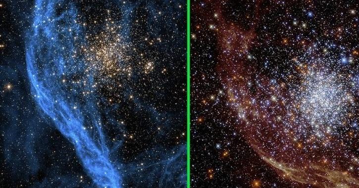 Un impresionante cúmulo cósmico a 160.000 años luz de distancia capturado por el Hubble Compartido por la NASA Un impresionante cúmulo cósmico a 160.000 años luz de distancia capturado por el Hubble Compartido por la NASA