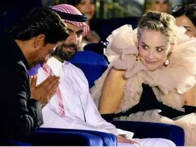 ‘I Am Her Biggest Fan’: SRK Reacts To Sharon Stone Getting Awestruck By Him In Viral Video