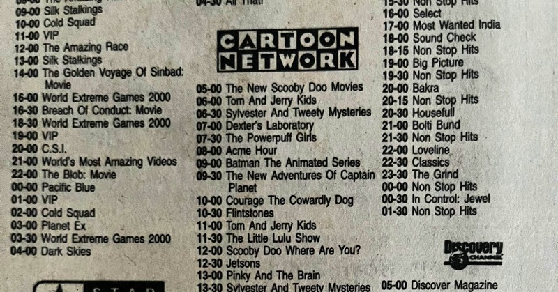 Viral Post Lists OG 2000's Cartoon Network Shows