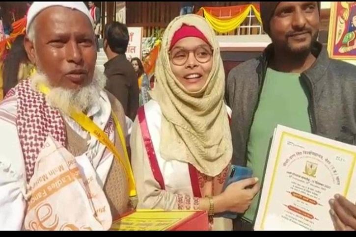 Rickshaw puller daughter got gold medal