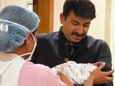 Manoj Tiwari Becomes Father For The Third Time At The Age Of 51