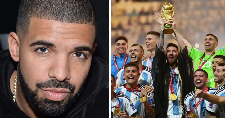 Drake Loses $1 Million On FIFA World Cup Final Bet Despite Picking  Argentina To Win