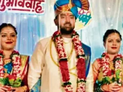 man marries twins