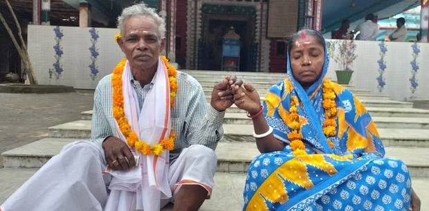 odisha elderly couple find love again get married