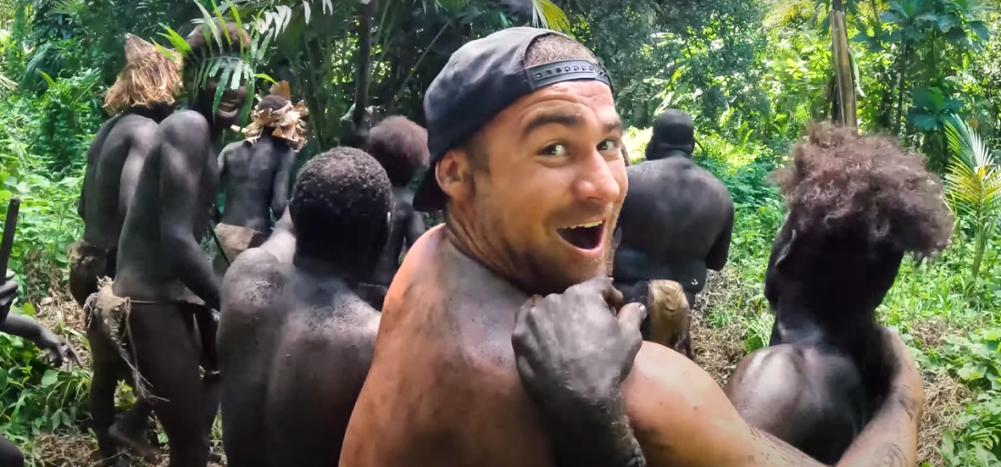 australian youtuber visits indigenous island