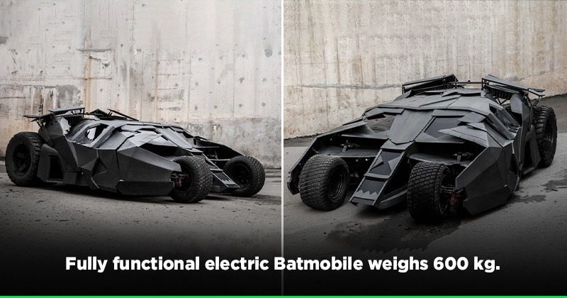 The Electric Batmobile Tumbler