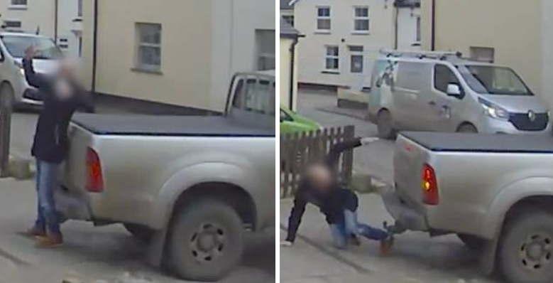 Man Screams After 'Faking' Being Hit By Car