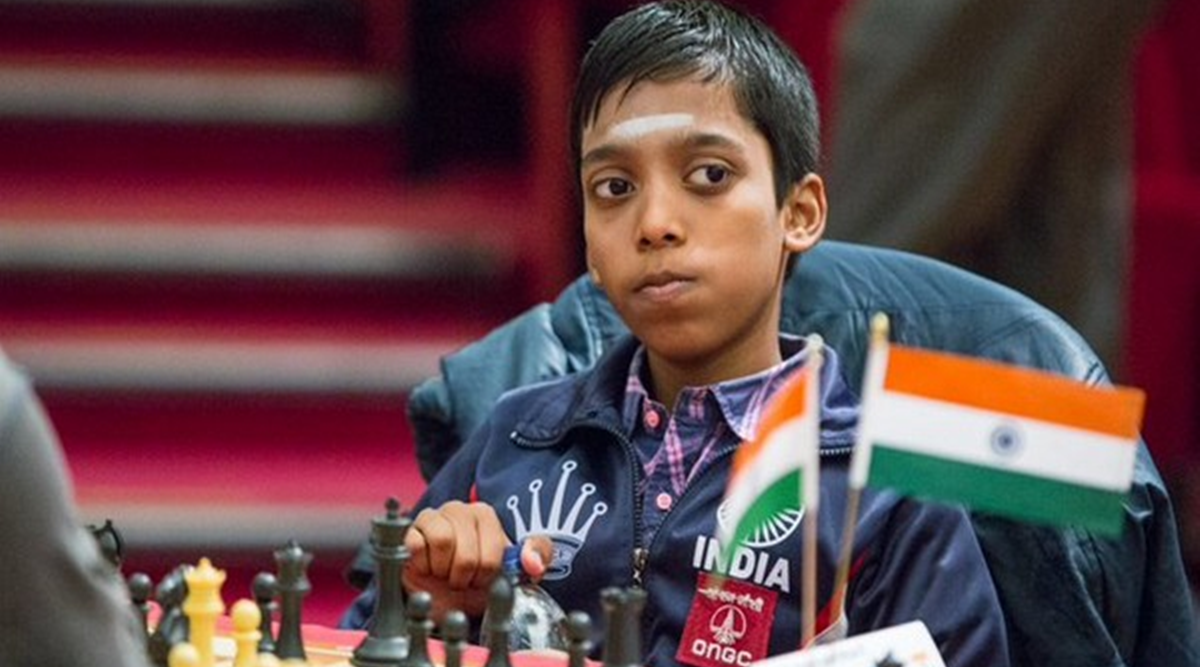 R Praggnanandhaa draws first game against Magnus Carlsen, will win