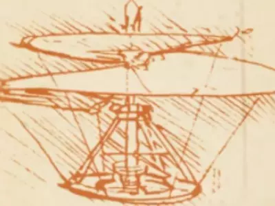Leonardo da Vinci's drone design